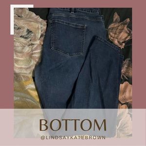 Lane Bryant Dark Wash Skinny Jeans (1)